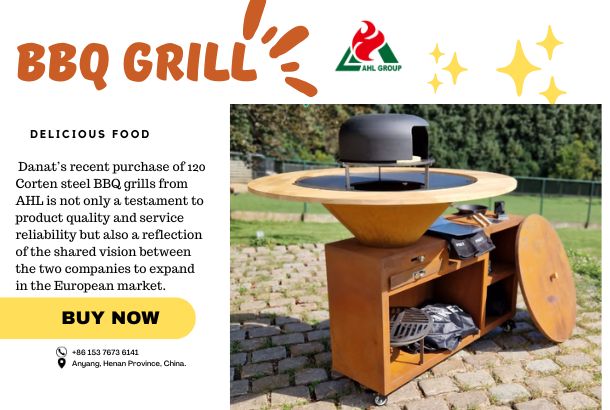Wholesale Corten Barbecue Grills Exported to Belgium